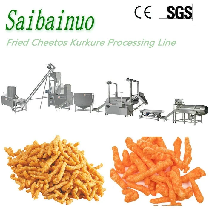 Fried Baking Kurkure Equipment Line